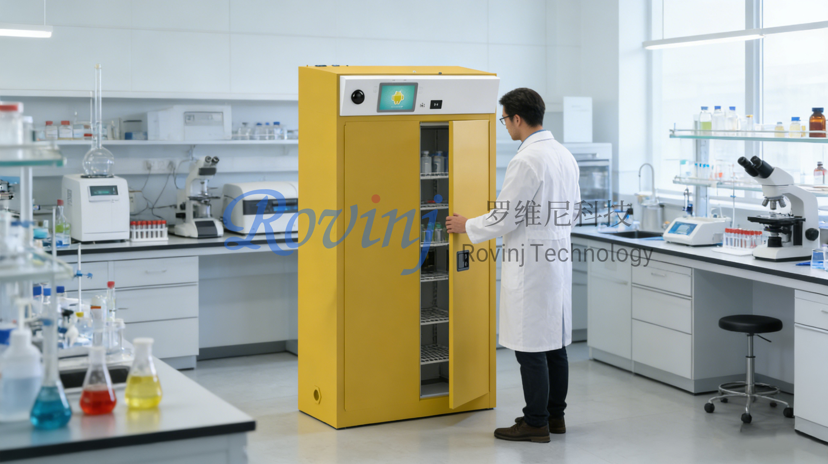 RFID智能危化品柜：筑起2026年实验室安全“数字防线”
